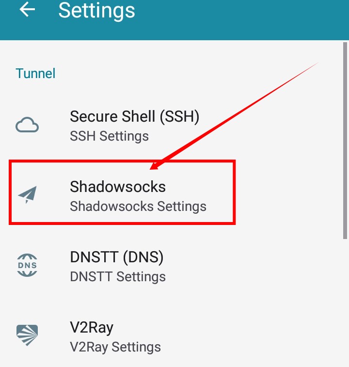 showshows settings http injector