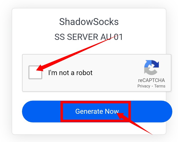 generate shadowscoks server 