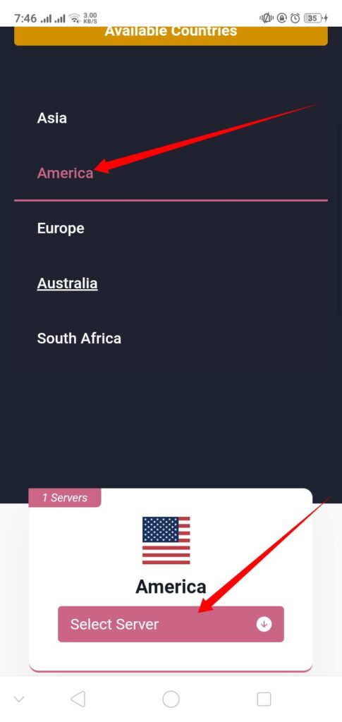 location of servers