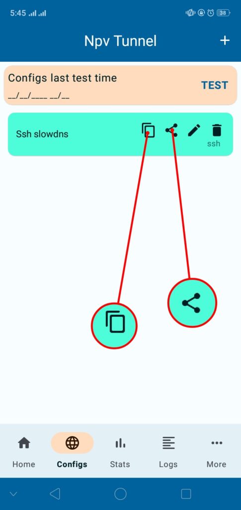 save or export napsternetv vpn file config 