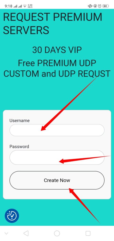 udp account